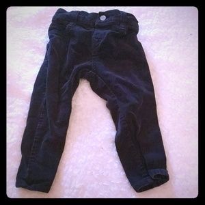 18-24 month Gymboree pants Navy blue velvety